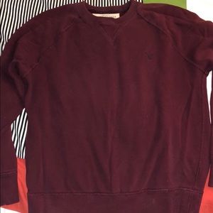 American eagle maroon sweater